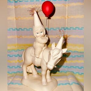 The rare 2008 Snowbabies "Best Birthday Ever" figurine by Department 56. 807085